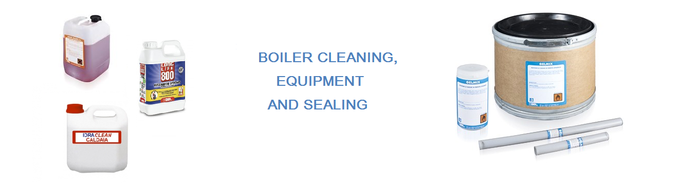 Boiler cleaning, equipment and sealing